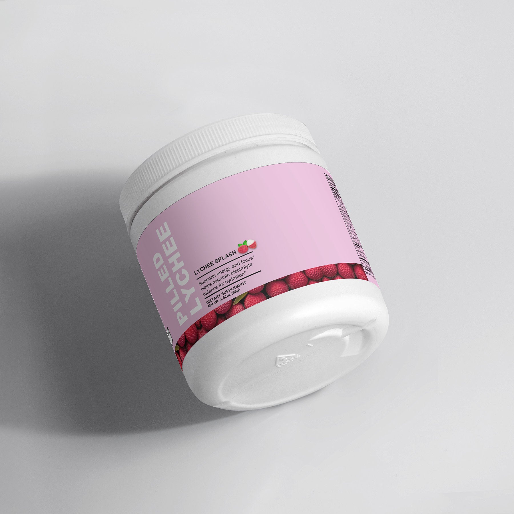 Lychee Splash Energy Powder - Sugar-Free, Sustained Energy Boost for Focus & Wellness - sampuraka