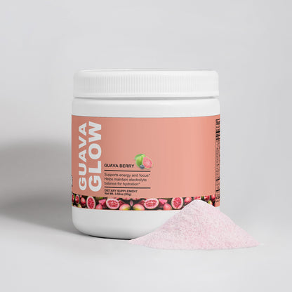 Guava Berry Energy Powder - Sugar-Free, Sustained Energy Boost for Focus & Wellness - sampuraka