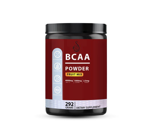 BCAA Powder - Post-Workout Amino Acid Mix for Muscle Growth & Recovery - Fruit Mix/Honeydew Watermelon - sampuraka