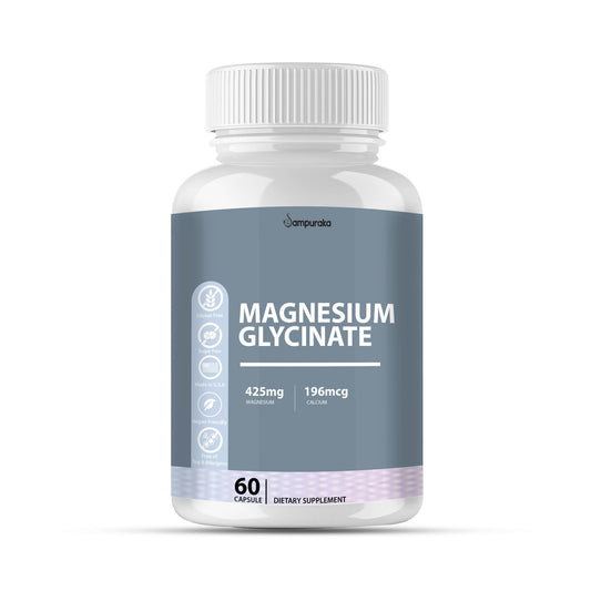 Magnesium Glycinate Supplement Capsules