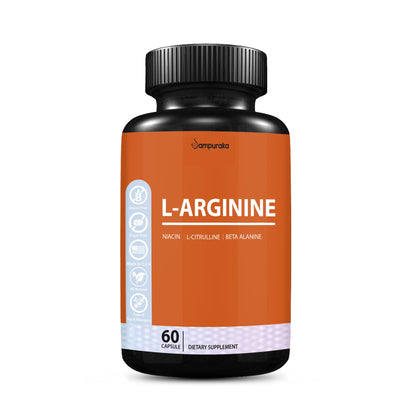 L-Arginine Supplement Capsules - sampuraka