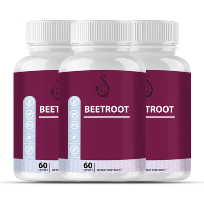 Beetroot Extract Capsules Natural Nitrate Power - sampuraka