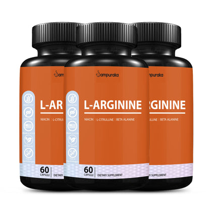 L-Arginine Supplement Capsules - sampuraka