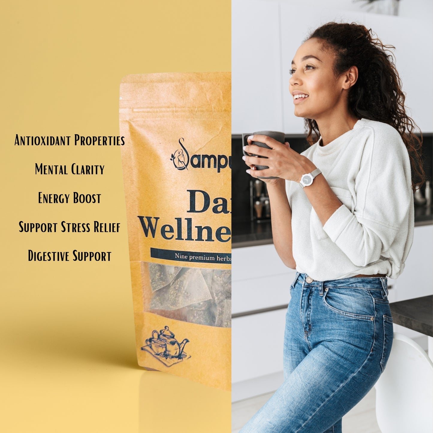 Daily Wellness Herbal Tea | Natural Health Support