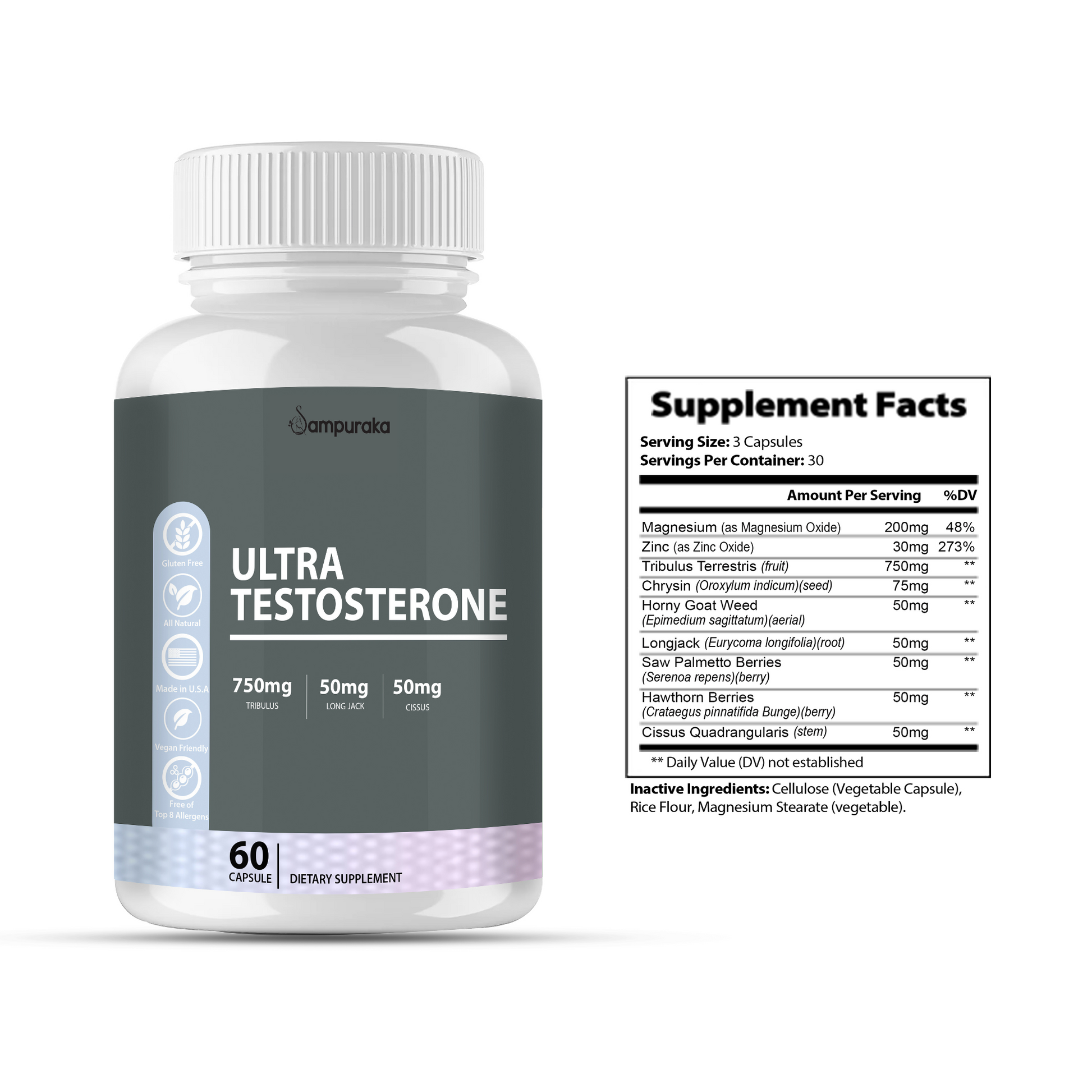 Ultra Test Natural Testosterone Support - sampuraka