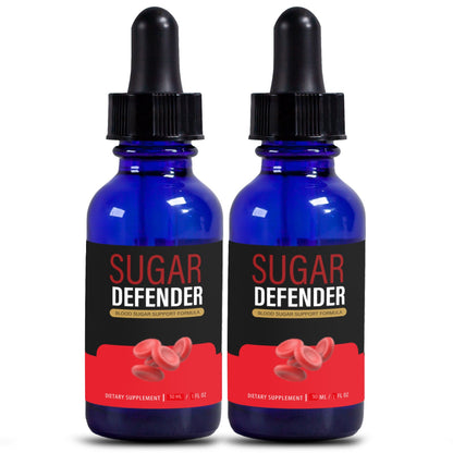 (2 Packs) Sugar Defender Drops - New Advanced Formula - Supplement Drops Extra Strength 48 Liquid Drops, SugarDefender - sampuraka