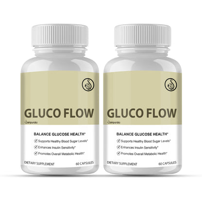 Gluco FLow - Supplements Blood Sugar Blend with Natural Herbs - sampuraka