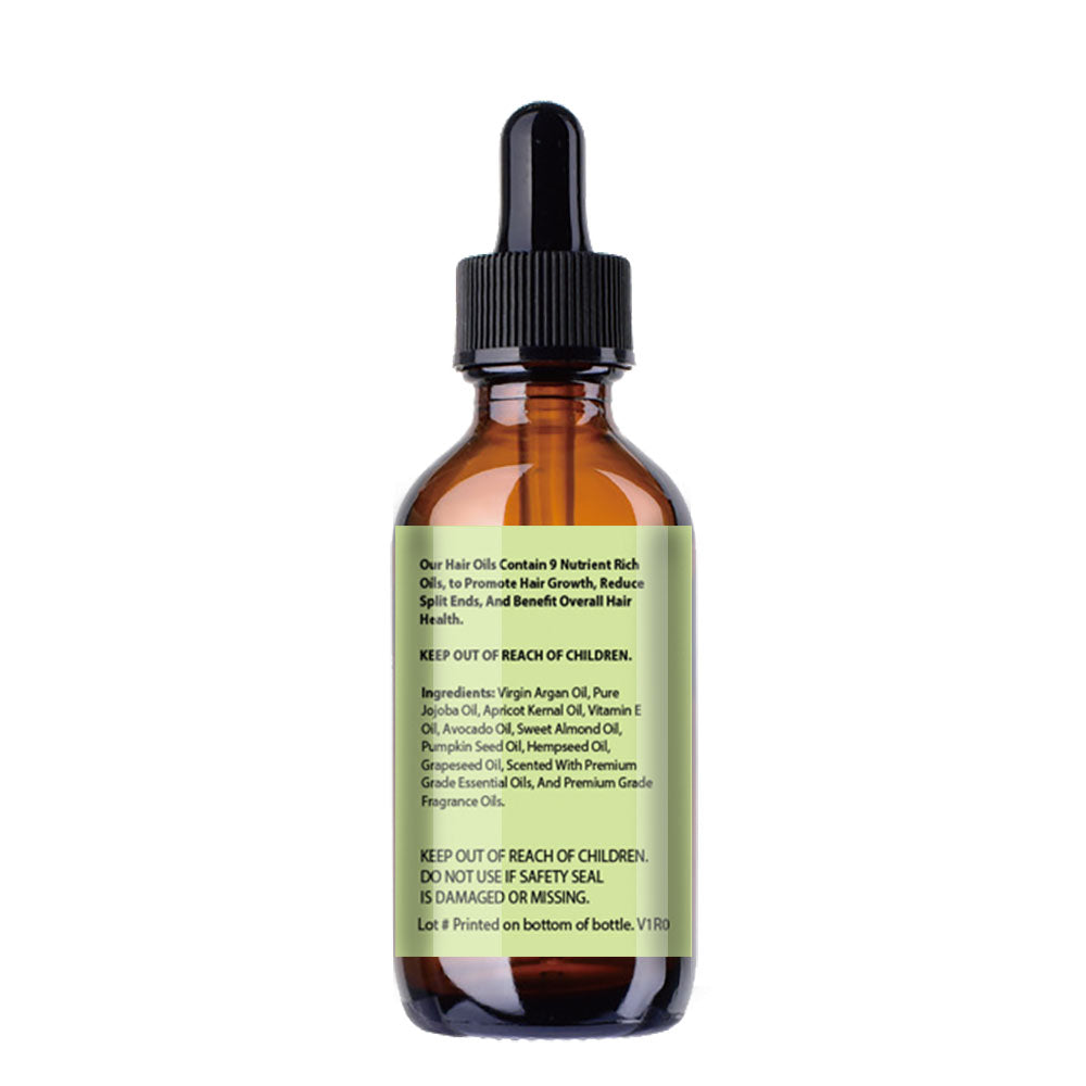 Eucalyptus Mint Hair Oil for Dry Damaged Hair and Growth - sampuraka