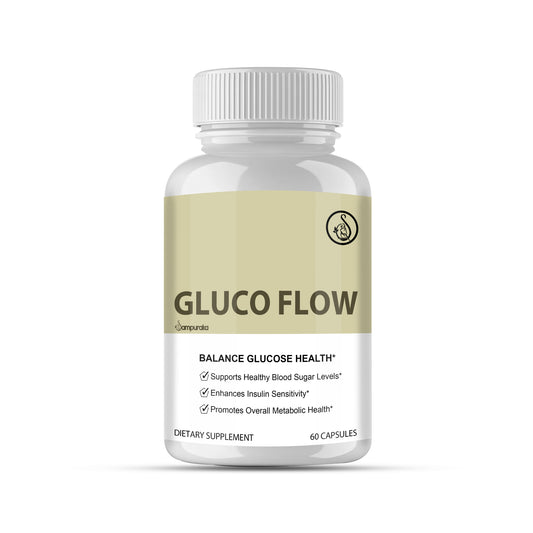 Gluco FLow - Supplements Blood Sugar Blend with Natural Herbs - sampuraka
